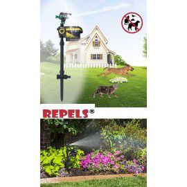  Wild Boar Repeller Sprinkler Scarecrow Water Spray Sensor Motion Battery