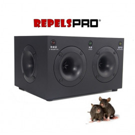 MAXIPRO Scarer souris rats et cafards avec une portée de 550 m2 4 haut-parleurs